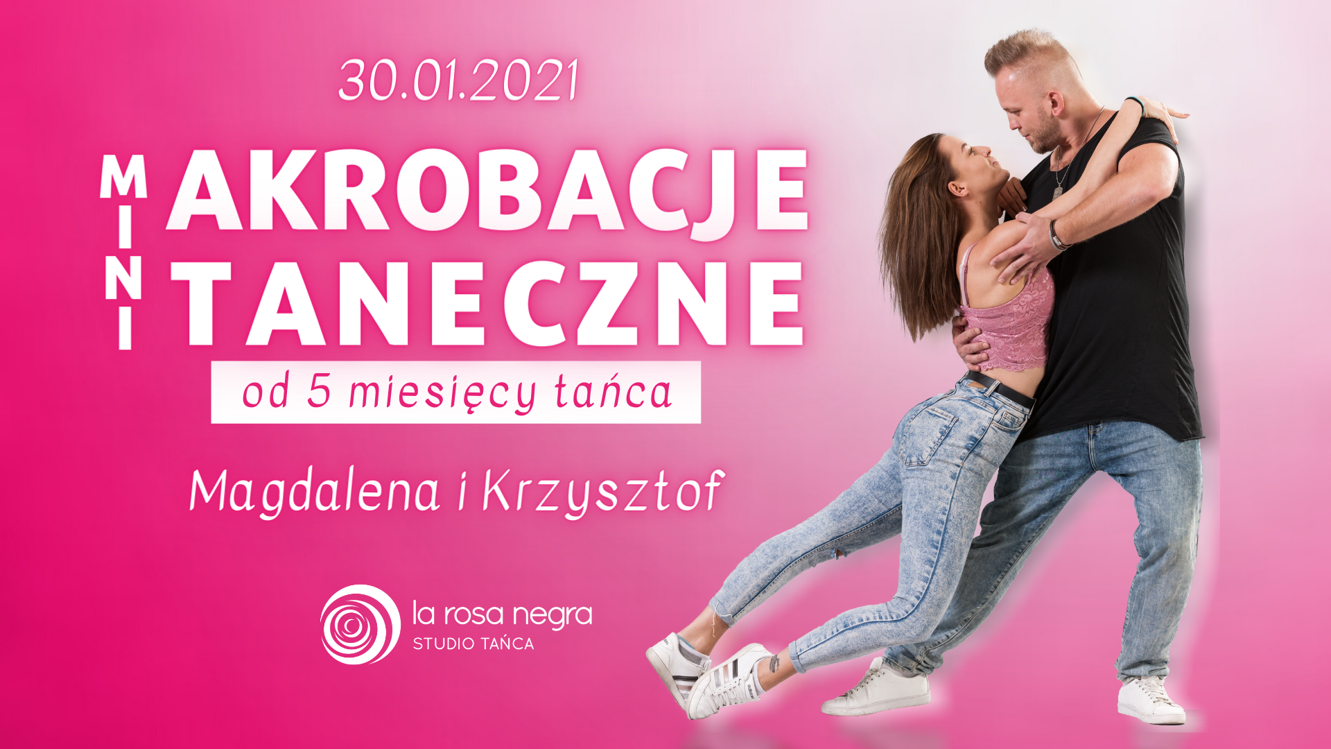 Mini Akrobacje taneczne z Krzysztofem i Magdaleną - zajęcia weekendowe