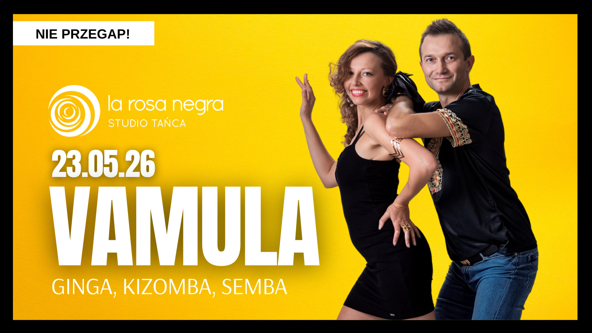 Ginga, kizomba, semba: zajęcia weekendowe z Vamula!