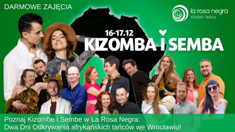 Poznaj Kizombe i Sembe w La Rosa Negra: Dwa Dni Odkrywania afrykańskich tańców we Wrocławiu